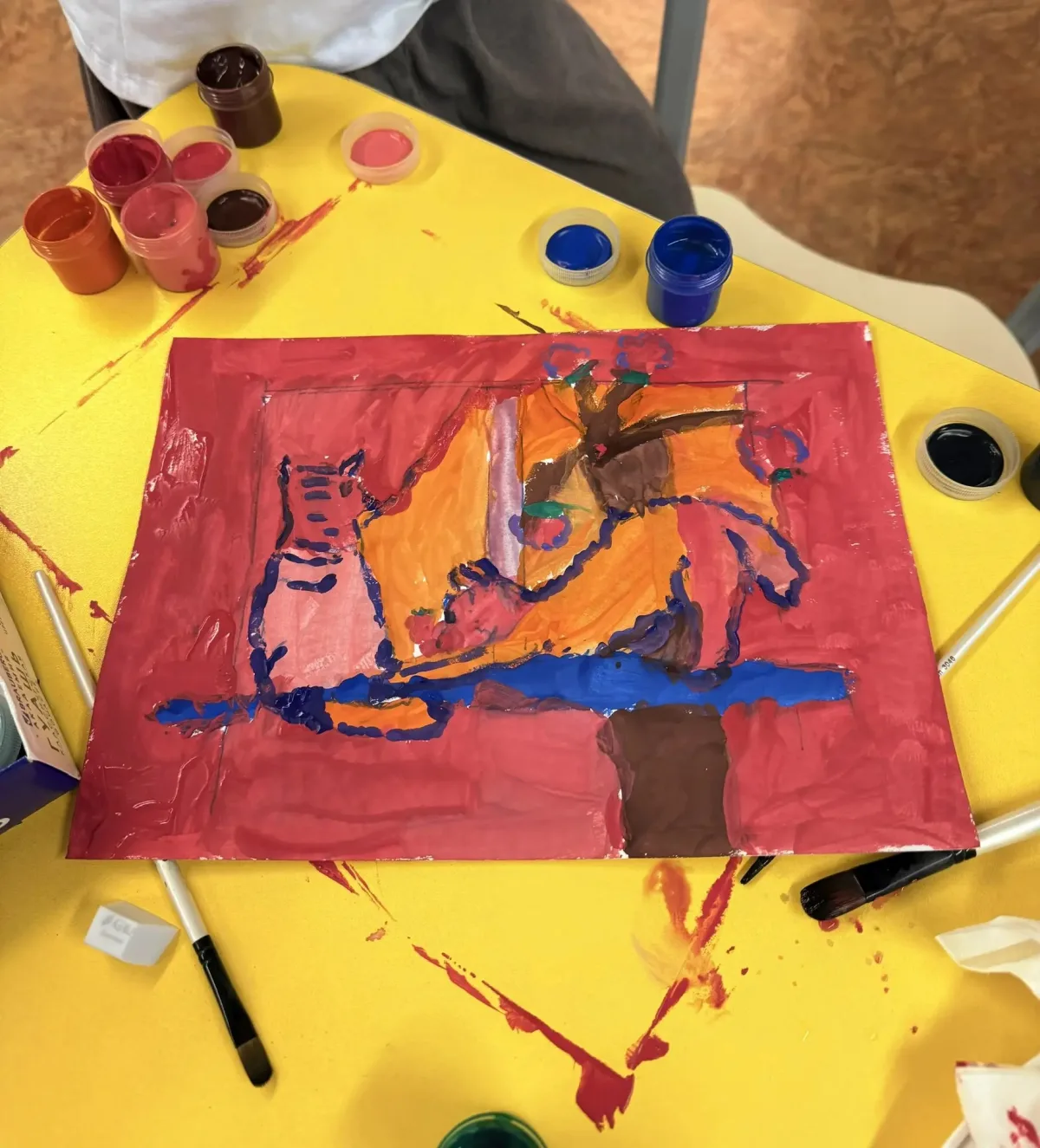 гуашь – Амелия, 4 лет