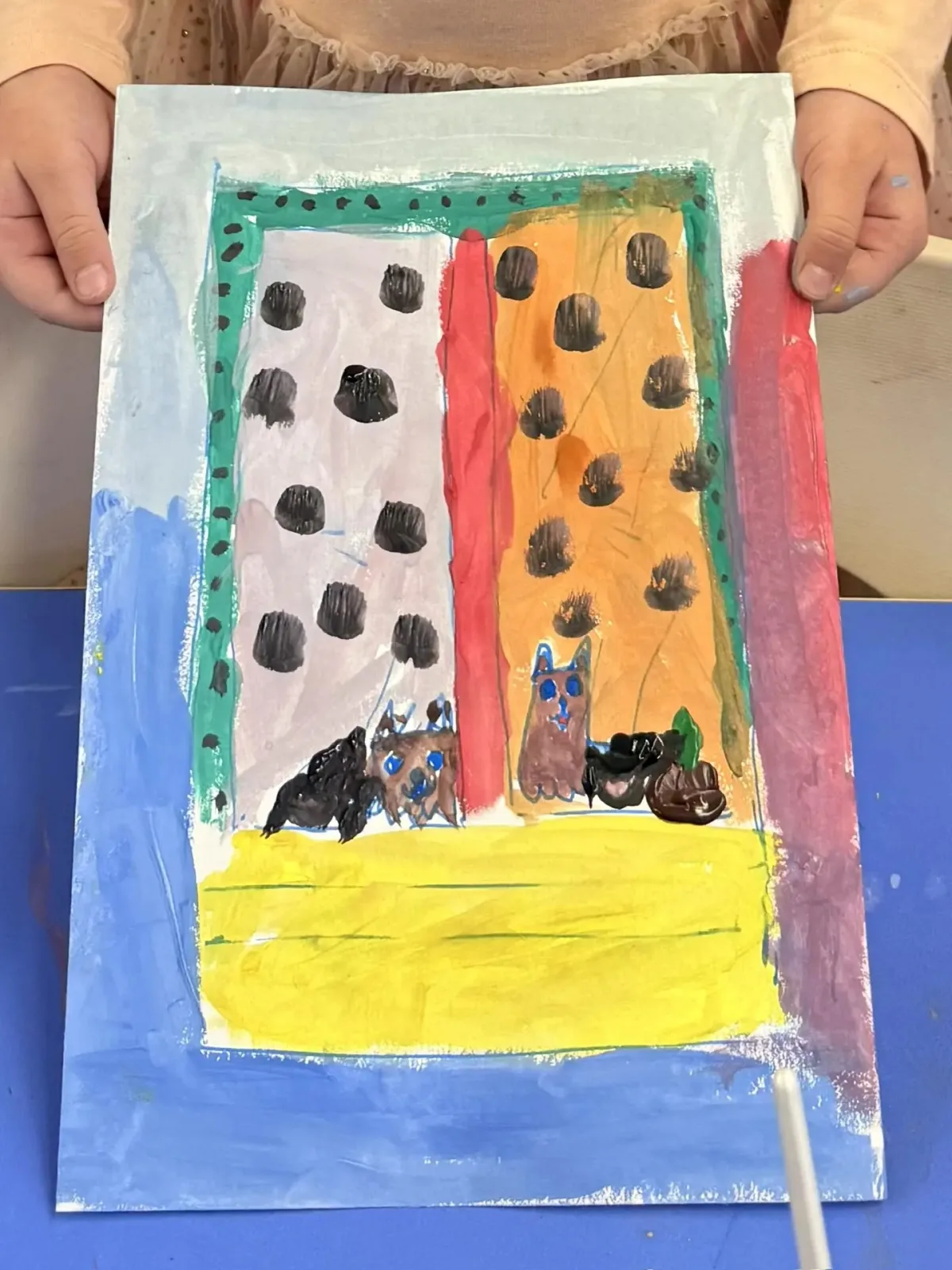 Гуашь – Кира, 3 года