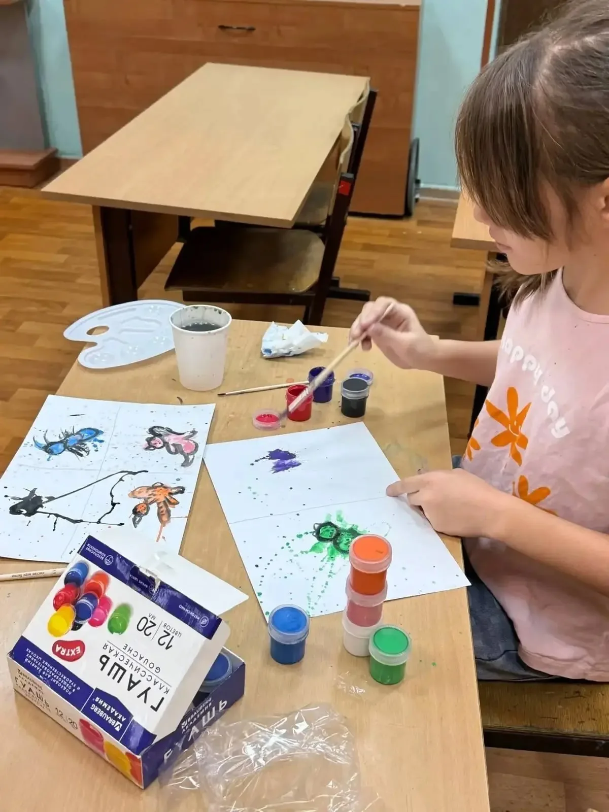 Кляксография – Соня, 9 лет