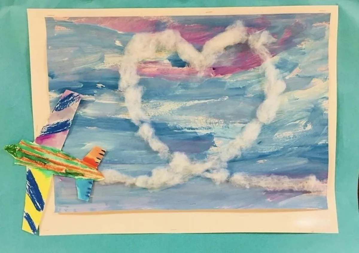 Смешанные техники – Оля, 5 лет