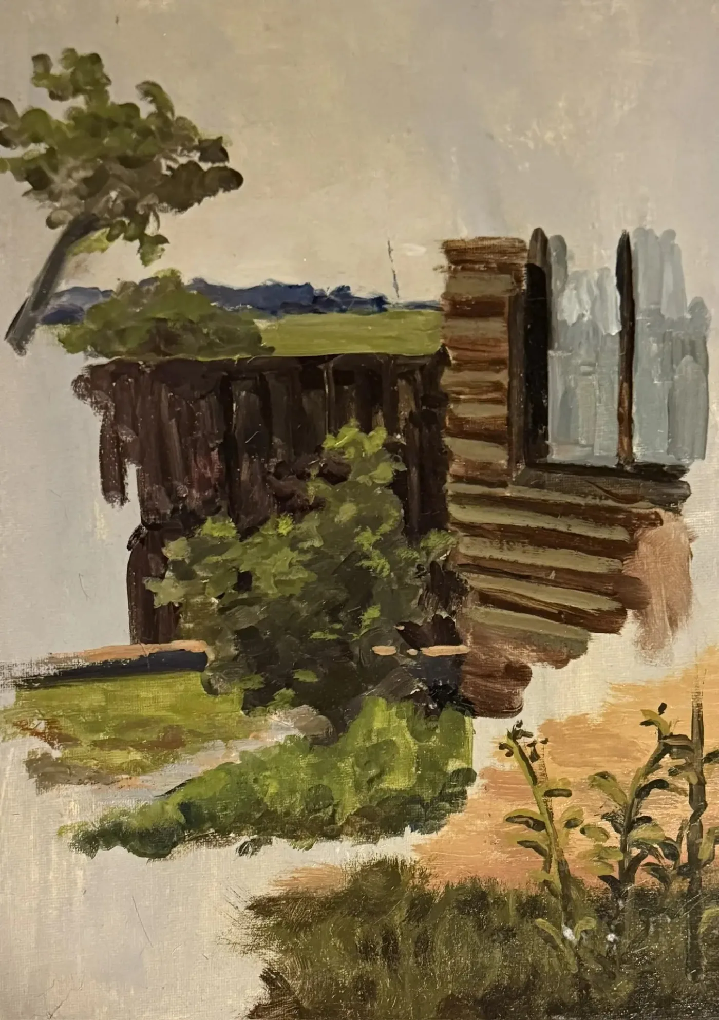 Работа ученика, 12 лет – пленэр